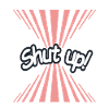 Shut up tee