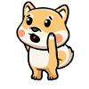 Shiba Inu Dog Emoticon