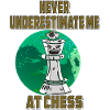 NEVER UNDERESTIMATE ME AT CHESS