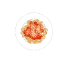 Mädchen mag Spaghetti, ironisches Pasta-Zitat