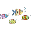Fish Cichlid Water Sea Graffiti Drawing