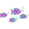 Fisk Cichlid Vand Hav Graffiti Tegning