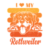 i love my rottweiler
