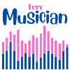 I m Musician blue purple
