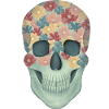 Floral skull