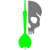 Split skull and dart