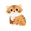 Kätzchen tigerartig