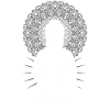 Buddha practicing yoga