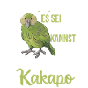 Sei ein Kakapo Papagei
