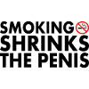 Smoking shrinks the penis