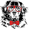 Funny LANDSEER Glasses Dog Dog