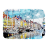 Copenhague Danemark Aquarelle Sketch Illustration
