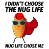 Superhelt Kylling Nuggets Fastfood Sjovt Ordsprog