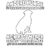 Witziges Rottweiler Hundetraining Hundebesitzer