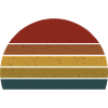 Retro background semicircle