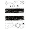 Chemie Hintergrund Strukturformel Banner