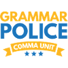 Grammatik-Polizei Komma-Einheit Englisch-Lehrer Sc