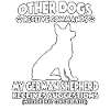Funny Obedience German Shepherd Dogs