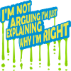 I m not arguing