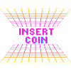 Insert Coin Retro Design