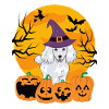 Cute Poodle Halloween Costume Dog