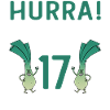 Hurra der Lauch wird 17