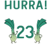 Hurra der Lauch wird 23