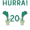Hurra der Lauch wird 20