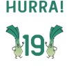 Hurra der Lauch wird 19