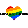 Love Each Other Pride Regenbogen