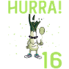 Hurra der Lauch wird 16