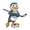 Pinguin Eishockey Eishockeyschläger