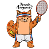Chat de tennis