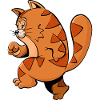 Cats Cartoon Jogging