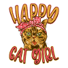 Happy Cat Girl Kitten