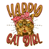 Happy Cat Girl Kitten