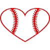 baseball heart