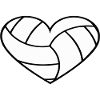 volleyball heart