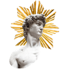 | David with Halo Michelangelo