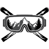 Mountain Skiers -