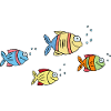 Fish Cichlid Water Sea Graffiti Drawing