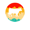 Cow Beef Retro