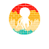 Jellyfish Retro Logo