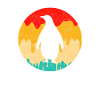 Retro Pinguin