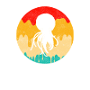 Jellyfish Retro Logo
