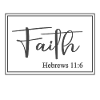 Christian Design Faith Hebrews 11:6