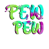 Pew Pew Paintballspieler Paintball