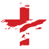 Angleterre - Drapeau national, rayures, fissures
