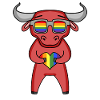 LGBT Animal Taurus Rainbow