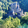 Forest castle in the countryside